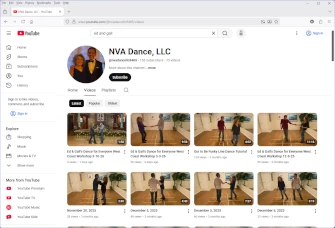 NVA Dance YouYube channel